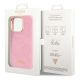 8. Guess Croco Collection Hülle für iPhone 14 Pro – Rosa