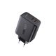 3. Acefast Ladegerät 2x USB Typ C 40W, PPS, PD, QC 3.0, AFC, FCP schwarz (A9 schwarz)