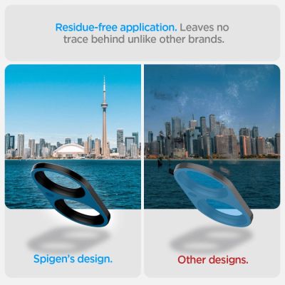 13. Spigen Optik GLAS.TR Kameraschutz 2-PACK für iPhone 16 / 16 PLUS – Schwarz