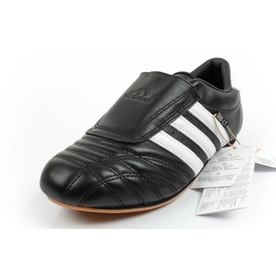 3. Adidas Damen Taekwondo-Sportschuhe, schwarzes Leder, zum Hineinschlüpfen