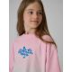 3. Locker geschnittenes Mädchen-T-Shirt mit Aufdruck 4F 4FJRSS26TTSHF4186-91A
