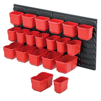 15. Werkstatttafel mit 20 Behältern, Bestelllinie Kistenberg