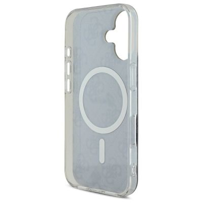 7. Guess IML 4G MagSafe Hülle für iPhone 16 Plus – Schwarz