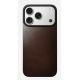3. NOMAD Magnetische Lederrückseite - Magnetische Hülle für iPhone 18 Pro / 17 Pro, kompatibel mit MagSafe, Horween-Leder (rustikales Braun)