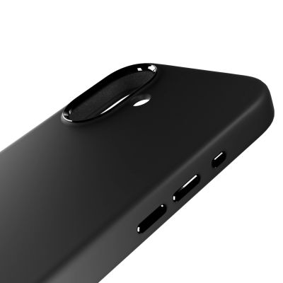 6. Puro Icon Mag Pro MagSafe Silikonhülle für iPhone 16 – Schwarz