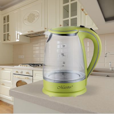 3. Elektrischer Wasserkocher 1,7 l MR-064-GREEN MAESTRO