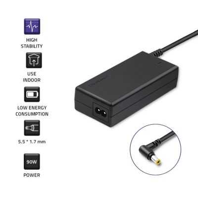 3. Qoltec 50087.90W Netzteil für Acer Notebook (19 V; 4,74 A; 90 W; 5,5 mm x 1,7 mm)