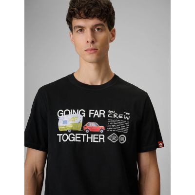 4. Herren-T-Shirt mit Aufdruck, regulär, Größe 4F 4FRSS26TTSHM3810-20S