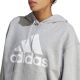 14. adidas Essentials Big Logo Oversized French Terry Hoodie W IC9865