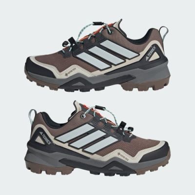 10. Damen-Schuhe adidas TERREX Skychaser GTX – Earth strata/Grey one/Semi flash aqua, Größe: 38