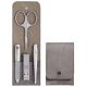 2. Maniküre-Set Zwilling Twinox – Taupe, Lederetui, 4-teilig – Taupe
