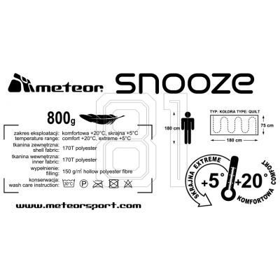 16. Meteor Snooze Jr 81146 Schlafsack