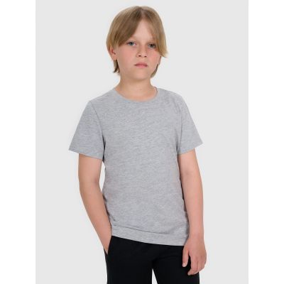 Einfarbiges Regular-Fit-T-Shirt für Jungen 4F 4FJRMM00TTSHM3254-25M