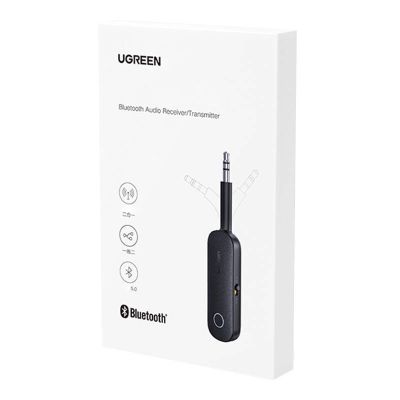 4. Ugreen Bluetooth-Empfänger-Sender Mini-Klinkenstecker 3,5 mm Schwarz (CM403)