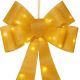 10. Dekorative Schleife 60 cm Gold 25 LED