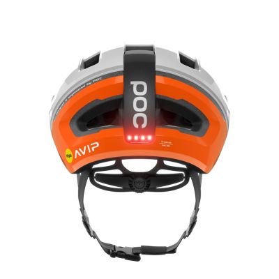 4. POC Omne Beacon MIPS GR Fahrradhelm M/54-59 cm Orange, Weiß