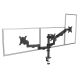 9. MACLEAN 3-Monitor-Halterung, Gasfeder, 17"-27", 2-8 kg, Schwarz MC-137
