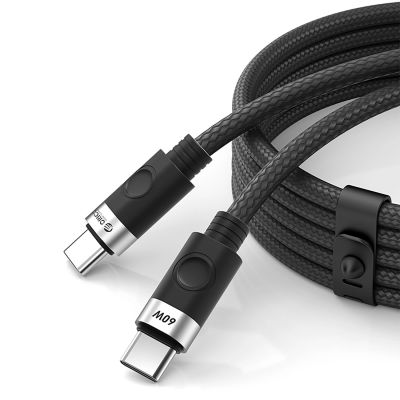 Orico CDX 60W 3A Power Delivery USB-C - USB-C 1m Kabel - Schwarz