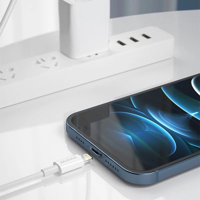 5. Dudao L6X USB-C - Lightning PD 20W 1m Kabel - Weiß