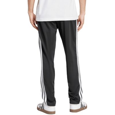 3. adidas Herren-Trikothose mit 3 Streifen, normaler Passform und offenem Saum, Schwarz, JI8802