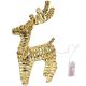 2. DEKORATIVER RENTIER 34 CM 20 LED GOLD