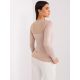 4. BASIC FEEL GOOD Beige Netzbluse (RV-BZ-9202.10X)