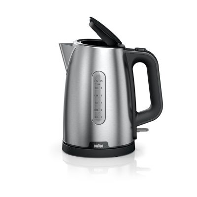 Braun PurShine WK102AI-WK1500BK Wasserkocher 1,7 l 2200 W Schwarz, Edelstahl