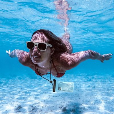 6. Baseus wasserdichte Handyhülle Slide-Cover schwarz (FMYT000001)