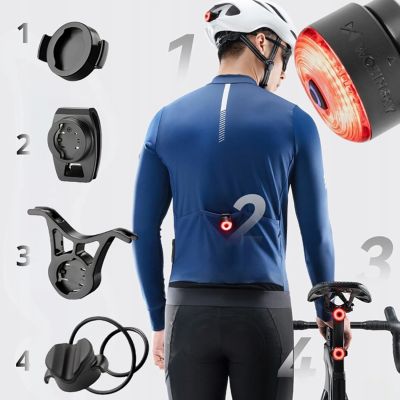 9. Wozinsky WIS-02 Wasserdichte Smart-Rückleuchte, 1 Stück – Schwarz