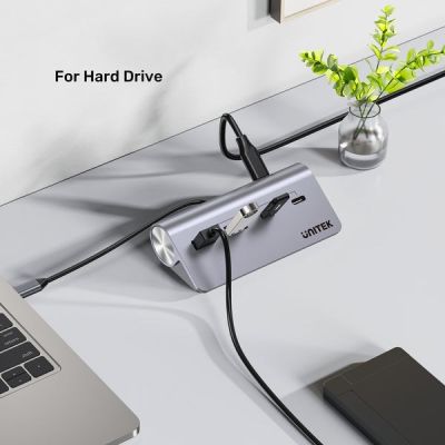 15. UNITEK ALUMINIUM-HUB USB-A/C 2X USBA 2X USBC 5GBP