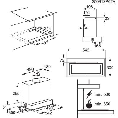 10. Dunstabzugshaube ELECTROLUX LFG825K