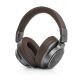Muse M-278 BT Kabelloses Headset mit Kopfbügel, Micro-USB, Bluetooth, Braun, Silber