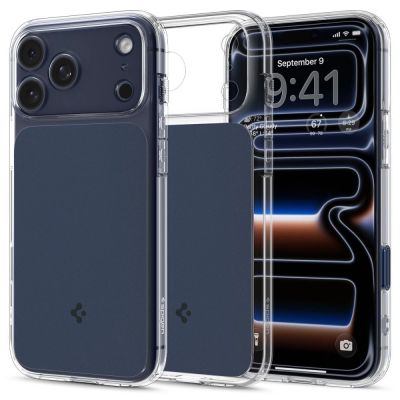 Spigen Thin Fit MagSafe Hülle für iPhone 17 Pro – Transparentes Marineblau