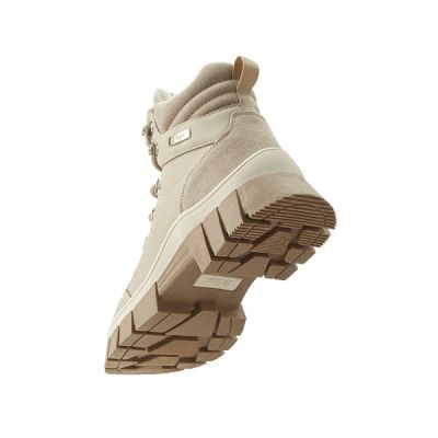 6. Lee Cooper Damen-Winterstiefel, beige, gefütterte Stiefeletten