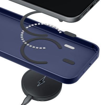10. 3mk Smoke MagCase für iPhone 17 Pro - Blau-Transparent
