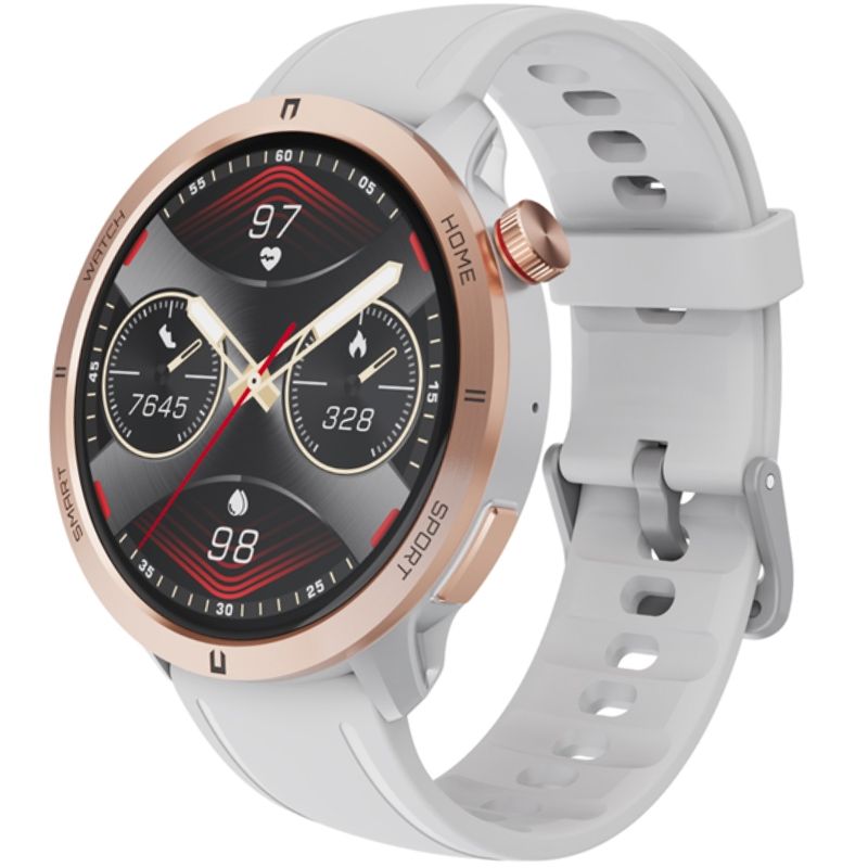 Damen-Smartwatch RUBICON RNCF14 Roségold/Weiß SMARUB251