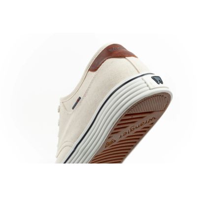 7. Wrangler Herren-Sneaker Calypso Derby, Freizeitschuhe in Ecru, modisch und bequem