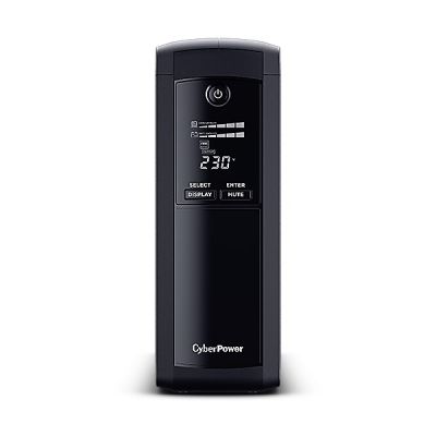 2. CyberPower VP1200ELCD USV mit Line-Interactive-Technologie, 1,2 kVA, 720 W, 5 x AC-Steckdosen
