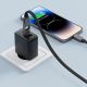6. Acefast C13-04 USB-C - USB-A / USB-C Kabel 480Mb/s 3A 1,2m - Schwarz