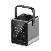 Cuktech Powerbank 300W 40000mAh mit kabelloser Ladefunktion, 2x USB-C + 2x USB-A - Schwarz