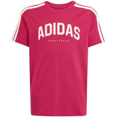 6. adidas Codes Collegiate Grafik-T-Shirt für Kinder, pink KA9764