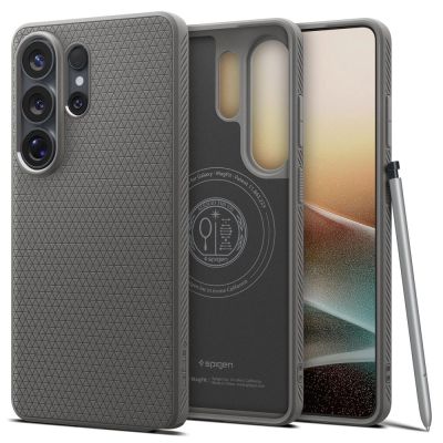 Spigen Liquid Air Mag MagSafe Hülle für Samsung Galaxy S26 Ultra – Grau