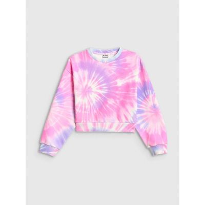 8. Lockerer Mädchen-Sweatshirt ohne Kapuze, Größe 4F 4FJRSS26TSWSF2935-90A