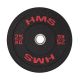 27. HMS RED BUMPER Olympiascheibe 25 kg HTBR25 