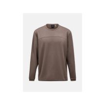 PEAK PERFORMANCE M Trail Polartec Power Grid Crew Sweatshirt für Herren, braun