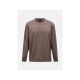 PEAK PERFORMANCE M Trail Polartec Power Grid Crew Sweatshirt für Herren, braun