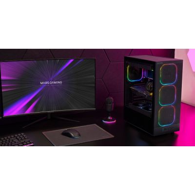 4. TACENS MARS MC-NEBULA 4x120mm ARGB ATX-Gehäuse