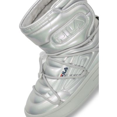 4. Fila Superbubble Boot Winterstiefel Stiefeletten Grau Damen Sport isoliert