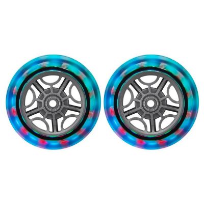 Vorderräder für GLOBBER Roller 526-009 121mm 2Stk LED
