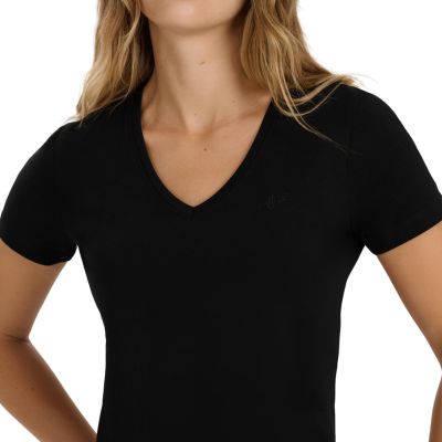 5. Damen T-Shirt 4F F2969 tiefschwarz 4FWAW25TTSHF2969 20S